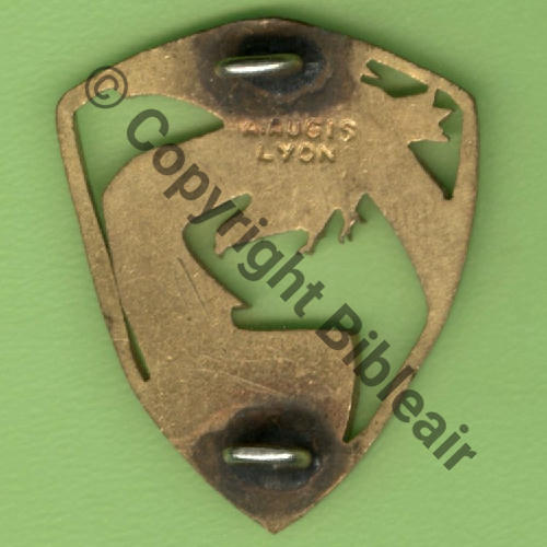 562 GARC.I.562 LYON MARRON 1939  A.AUGIS LYON 2Lignes 2Anneaux Dos lisse  Src.Y.GENTY 247Eur(x2) 